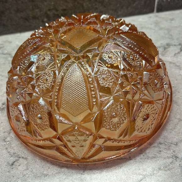 Vintage Carnival Glass Bowl - Picture 9 of 12